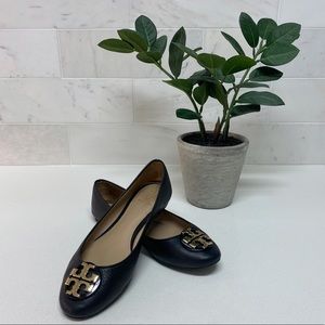 Black Tory Burch Flats